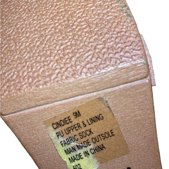 Madden Girl Cindiee Cognac Platform High Heel Sandals - Picture 5 of 6